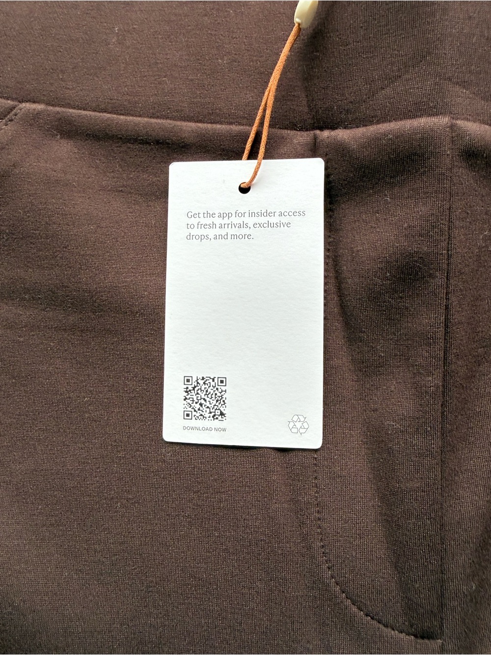 Quince Ultra-Stretch Ponte Wide Leg Pants in Espresso - Size Medium - Picture 4 of 9